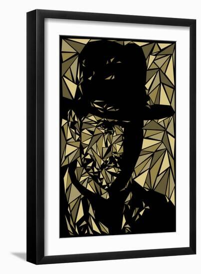 Indiana Jones-Cristian Mielu-Framed Art Print