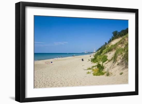 Indiana Sand Dunes, Indiana, United States of America, North America-Michael Runkel-Framed Photographic Print