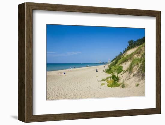 Indiana Sand Dunes, Indiana, United States of America, North America-Michael Runkel-Framed Photographic Print