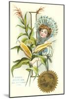 Indiana State Belle, Corn-null-Mounted Art Print