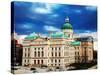 Indiana State Capitol Building-photo ua-Stretched Canvas