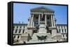 Indiana Statehouse, the State Capitol Building, Indianapolis-Michael Runkel-Framed Stretched Canvas