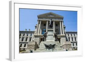 Indiana Statehouse, the State Capitol Building, Indianapolis-Michael Runkel-Framed Photographic Print