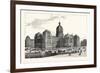Indiana: the New State House at Indianapolis Corner-Stone Laid September 28Th-null-Framed Giclee Print