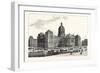 Indiana: the New State House at Indianapolis Corner-Stone Laid September 28Th-null-Framed Giclee Print