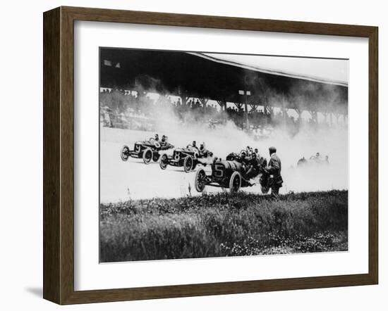 Indianapolis 500 Mile Race, Indiana, USA, Early 1920S-null-Framed Photographic Print