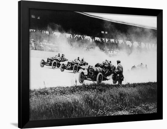 Indianapolis 500 Mile Race, Indiana, USA, Early 1920S-null-Framed Photographic Print