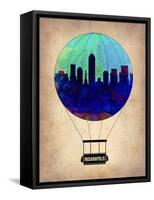 Indianapolis Air Balloon-NaxArt-Framed Stretched Canvas