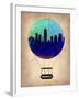 Indianapolis Air Balloon-NaxArt-Framed Art Print