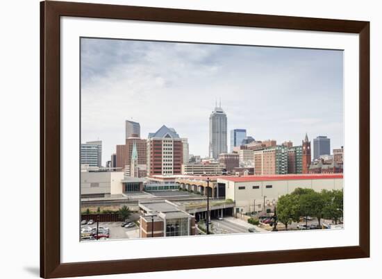 Indianapolis Downtown, Indiana, Usa-Sopotniccy-Framed Photographic Print