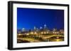 Indianapolis Downtown, Indiana, Usa-Sopotniccy-Framed Photographic Print