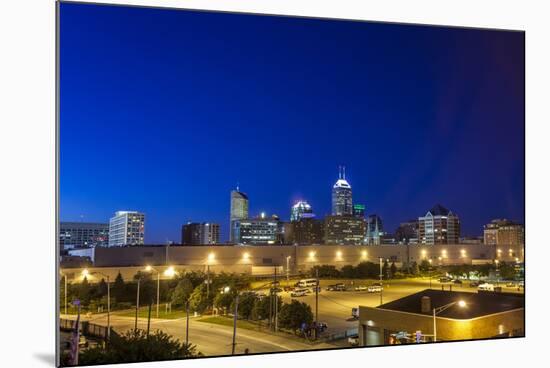 Indianapolis Downtown, Indiana, Usa-Sopotniccy-Mounted Photographic Print