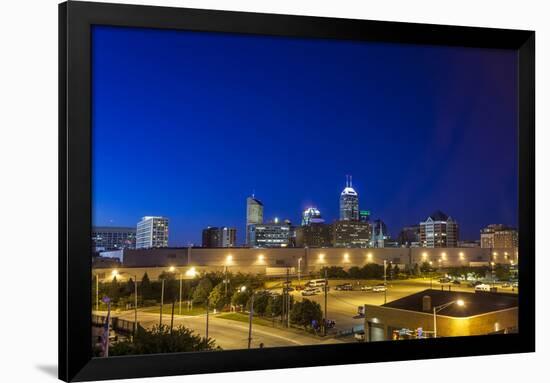 Indianapolis Downtown, Indiana, Usa-Sopotniccy-Framed Photographic Print