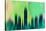 Indianapolis Downtown Skyline-NaxArt-Stretched Canvas