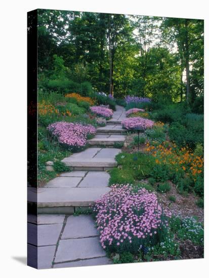 Indianapolis garden, Indianapolis, Indiana, USA-Anna Miller-Stretched Canvas