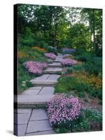 Indianapolis garden, Indianapolis, Indiana, USA-Anna Miller-Stretched Canvas