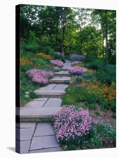 Indianapolis garden, Indianapolis, Indiana, USA-Anna Miller-Stretched Canvas