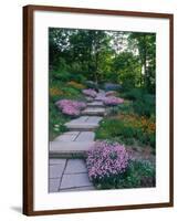 Indianapolis garden, Indianapolis, Indiana, USA-Anna Miller-Framed Photographic Print