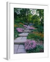 Indianapolis garden, Indianapolis, Indiana, USA-Anna Miller-Framed Photographic Print