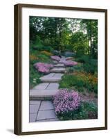 Indianapolis garden, Indianapolis, Indiana, USA-Anna Miller-Framed Photographic Print