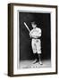 Indianapolis, IN, Indianapolis Hoosiers, Charley Bassett, Baseball Card-Lantern Press-Framed Art Print