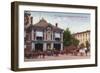Indianapolis, Indiana - Fire Department Exterior View-Lantern Press-Framed Art Print