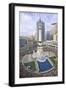 Indianapolis, Indiana - Skyline at Day-Lantern Press-Framed Art Print