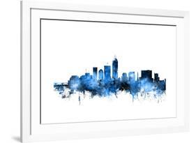 Indianapolis Indiana Skyline-Michael Tompsett-Framed Art Print