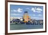 Indianapolis, Indiana - Weir Cook Municipal Airport Scene-Lantern Press-Framed Art Print