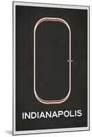 Indianapolis Race Course-null-Mounted Art Print