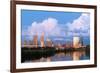 Indianapolis Skyline.-rudi1976-Framed Photographic Print