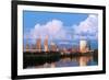 Indianapolis Skyline.-rudi1976-Framed Photographic Print