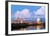 Indianapolis Skyline.-rudi1976-Framed Photographic Print