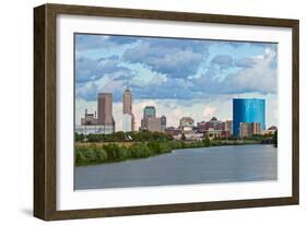 Indianapolis Skyline.-rudi1976-Framed Photographic Print