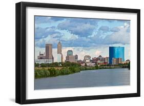 Indianapolis Skyline.-rudi1976-Framed Photographic Print