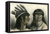 Indians 1869 Peru-null-Framed Stretched Canvas