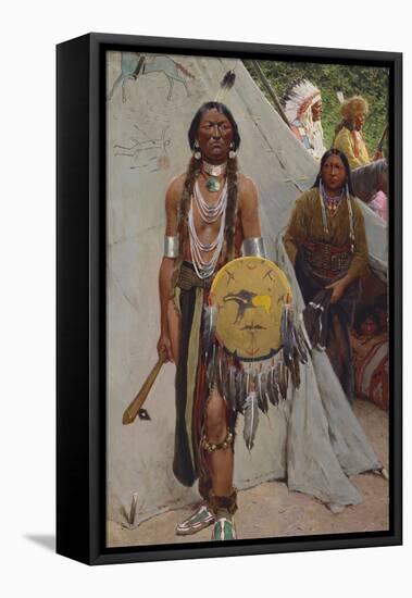 Indians, 1890-Henry F. Farny-Framed Stretched Canvas