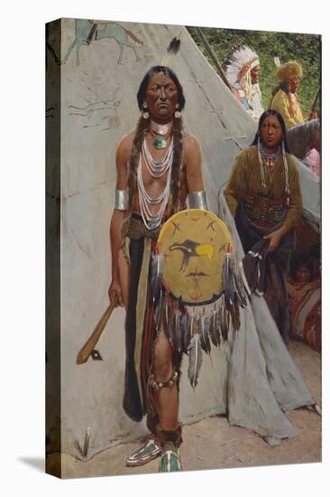 Indians, 1890-Henry F. Farny-Stretched Canvas