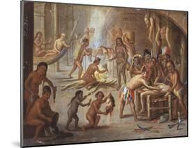 Indians as Cannibals-Jan van Kessel the Elder-Mounted Giclee Print