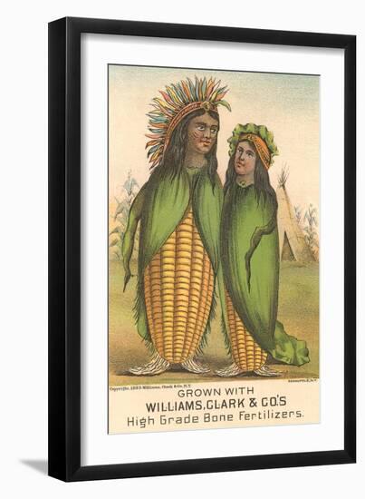 Indians as Ears of Corn-null-Framed Art Print