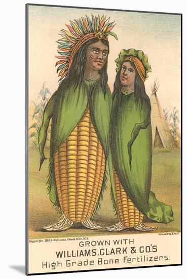 Indians as Ears of Corn-null-Mounted Art Print