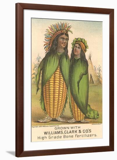 Indians as Ears of Corn-null-Framed Art Print