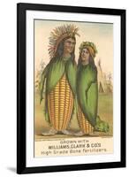 Indians as Ears of Corn-null-Framed Art Print