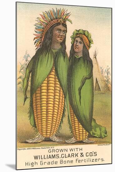 Indians as Ears of Corn-null-Mounted Art Print