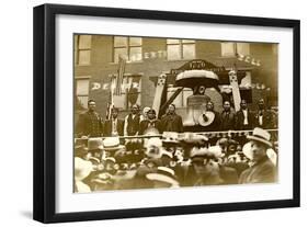 Indians at Liberty Bell, Denver-null-Framed Art Print