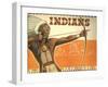 Indians, Bow and Arrow-null-Framed Art Print