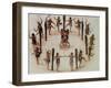 Indians Dancing-John White-Framed Giclee Print