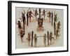 Indians Dancing-John White-Framed Giclee Print