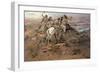 Indians Discovering Lewis and Clark, 1896-Charles Marion Russell-Framed Giclee Print