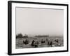 Indians Fishing in the Rapids, Sault Ste. Marie, Mich.-null-Framed Photo